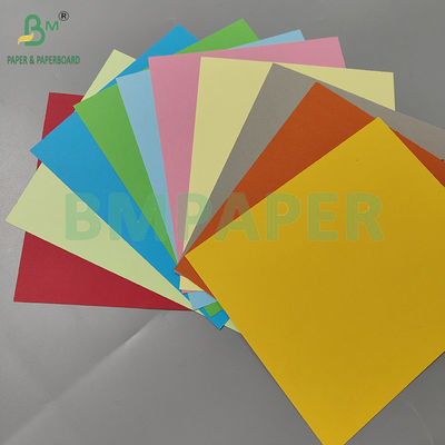 80gm 120gm Carta colorata senza rivestimento di legno per origami artistici e appunti adesivi