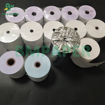 Rotoli di carta termica 55gsm 60gsm per ricevute, anima 9*13, 80*80mm per registratori di cassa POS