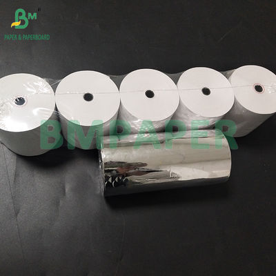 Rotoli di carta termica 55gsm 60gsm per ricevute, anima 9*13, 80*80mm per registratori di cassa POS