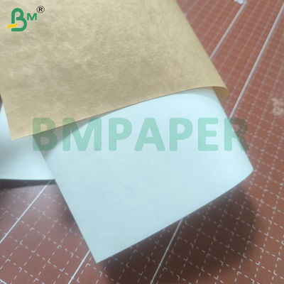 Carta kraft porosa con elevata resistenza alle lacrime biancheggiata non biancheggiata carta di sacchetto semi-estensibile