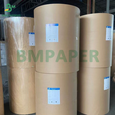 40GSM 50GSM 60GSM Rulli di carta kraft marrone a nervatura a strisce 750MM 1000MM