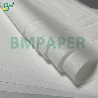 Carta di protezione in glassine bianca da 28 gsm ad alta traslucenza e senza lanugine per guarnizioni industriali e protezione elettronica