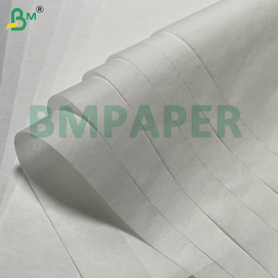 Carta di protezione in glassine bianca da 28 gsm ad alta traslucenza e senza lanugine per guarnizioni industriali e protezione elettronica