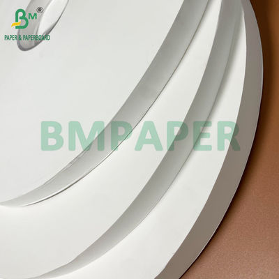 Rotoli di carta kraft da 28 g/m² in pasta di legno naturale, 29 mm e 33 mm, per l'incarto di cannucce