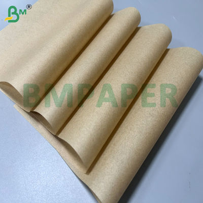 Carta per sandwich marrone antigrasso da 30 gsm 35 gsm per avvolgere alimenti 18x18"