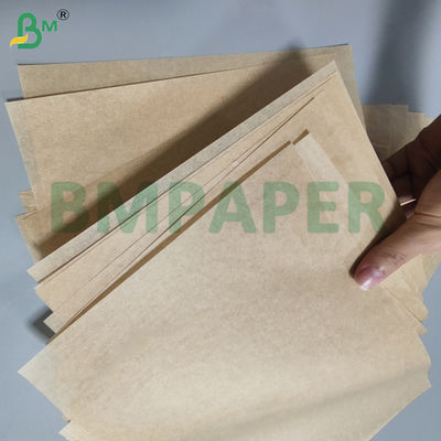 35gm 38gm marrone doppio lato carta di olio di silicone per barbecue 24 x 36 pollici