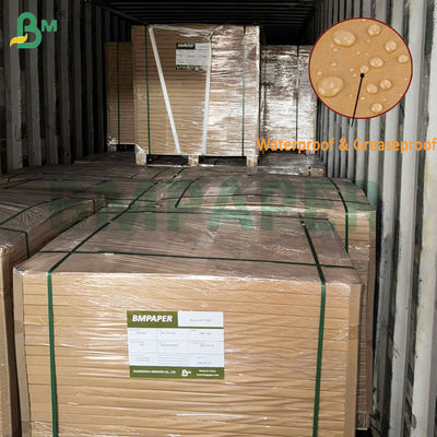 35gm 38gm marrone doppio lato carta di olio di silicone per barbecue 24 x 36 pollici