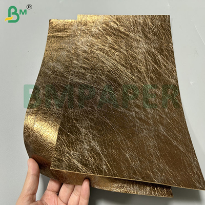0.55mm 0.8mm 150cm Larghezza Colore Oro Marrone Carta Jacrona Rammollita Per Borse Donne