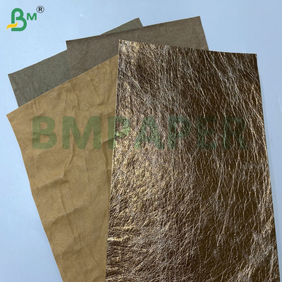 0.55mm 0.8mm 150cm Larghezza Colore Oro Marrone Carta Jacrona Rammollita Per Borse Donne