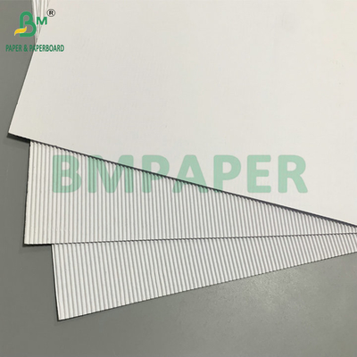 Cartone ondulato bianco monostrato per alimenti 100g + 100g E F Flute per scatole pizza