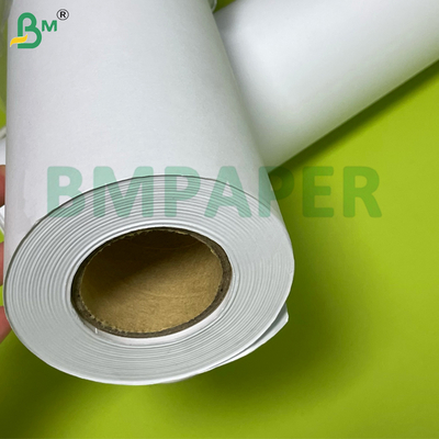 Carta per plotter CAD bianca non patinata da 80 g/m², 610*50 m, buon assorbimento dell'inchiostro