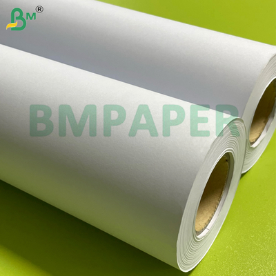 Carta per plotter CAD bianca non patinata da 80 g/m², 610*50 m, buon assorbimento dell'inchiostro