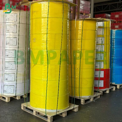 Rotoli di carta autocopiante NCR da 57 g/m², 60 g/m², rotoli da 12 pollici, CB bianco CFB blu CF Canario