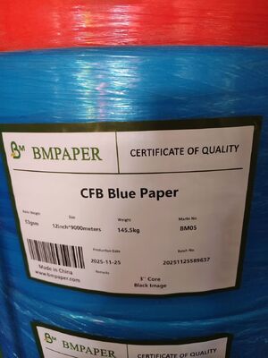 Jumbo Roll Auto Copy NCR Paper 60gr 70gr for Black Image Invoice Bill