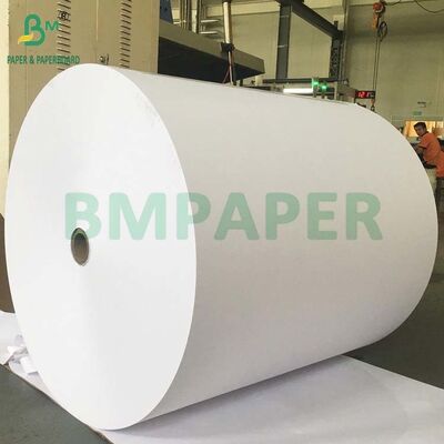 60 grs Top Coated Direct Thermal Register Paper Jumbo Roll Clear Image