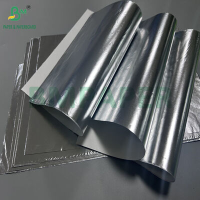 65 gm 75 gm Rivestimento carta metallicata argento per etichette di birra 70 x 100 cm