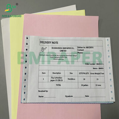 Carta copia carbone senza carbonio premium ad alto contrasto blu da 48 g/m² e 75 g/m² per copie nitide