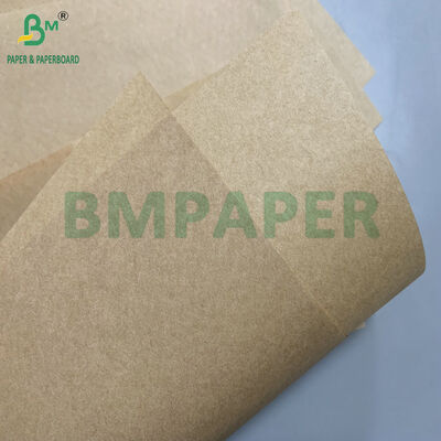 Carta per panini antigrasso atossica da 30 g/m² 35 g/m² marrone per hamburger e patatine