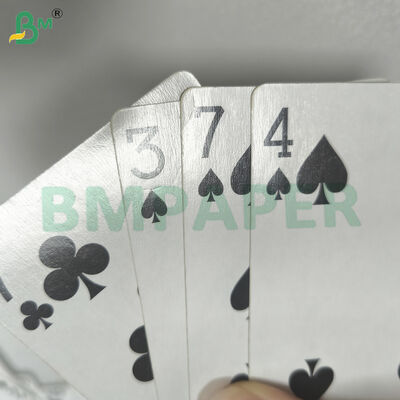Cartoncino bianco liscio stampabile per hobby, carte da gioco ad alta lucentezza