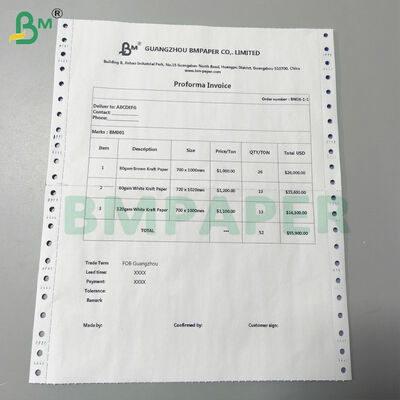 Pre - Coated Carbonless Base Paper CB CF CFB For High - Volume Printing