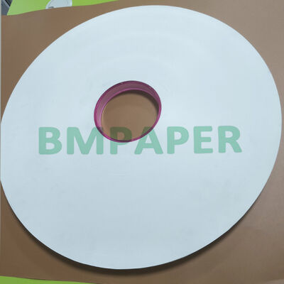 Carta di sigaretta texturizzata 24 g 25 g con larghezza di rotolamento 26,5 mm Colore bianco