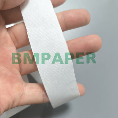 Carta di sigaretta texturizzata 24 g 25 g con larghezza di rotolamento 26,5 mm Colore bianco