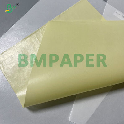 Adesivo giallo Etichetta rivestita in silicone Carta di vetro Jumbo Rolls