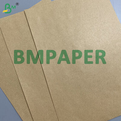 80 grammi Brown Kraft Ribbed Paper Roll confezione 55 cm di larghezza, di qualità media