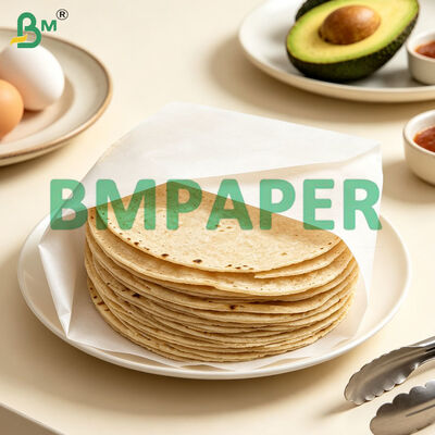 20 gm 25 gm fogli di separazione sottili per tortillas, carta da avvolgimento per tortillas alimentari carta di pelle di cipolla