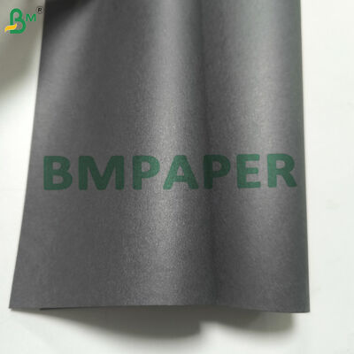Grado alimentare 80g 90g Carta Kraft nera Pulpa vergine FDA Compliant Carta di imballaggio riciclabile