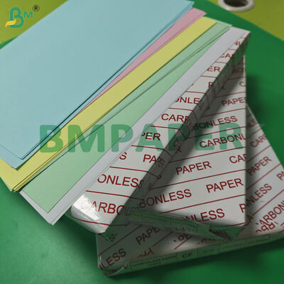 80 gm NCR CFB Giallo Rosa Carta senza Carbonio Per Stampa Digitale 216 x 279mm