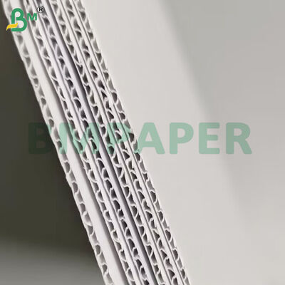 Cartone ondulato bianco a 3 strati da 80+80+80 g/m² per scatola cosmetica