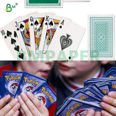 Carta per carte collezionabili TCG ad alta rigidità con anima nera da 310 g/m²