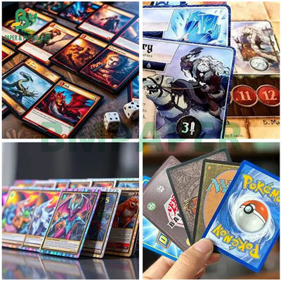 Cartoncino nero anti-contraffazione e anti-luce da 310GSM 320GSM per giochi di carte collezionabili