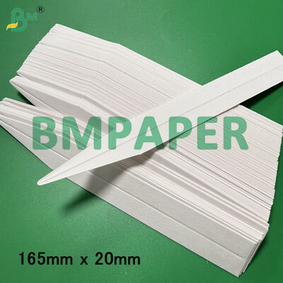 Strisce di carta per test di fragranza bianche, pannello assorbente 160mm X 10mm 170mm X 9mm