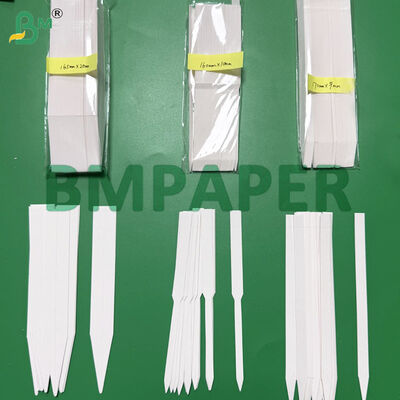 Strisce di carta per test di fragranza bianche, pannello assorbente 160mm X 10mm 170mm X 9mm